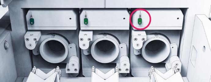 Rendering einer Ziehbrust mit QASS Sensoren